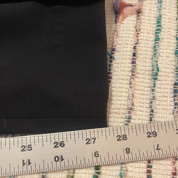 Me + Em Wool Blend Side Stripe Pant Navy Red Sporty Tailored Trouser - Picture 16 of 16